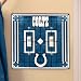 Indianapolis Colts - NFL Art Glass Double Switch Plate Cover
