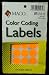 Maco Round Color-Coding Label 3/4 ORANGE