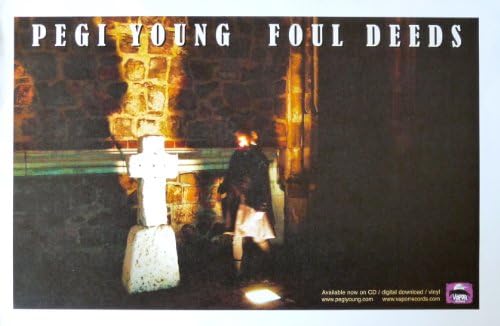 Pegi Young - Foul Deeds - Rare Advertising Poster - 11x17
