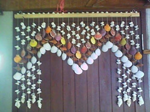 Sea shells curtains hundreds For doors or windows of the house to be beautiful or to separate the house. (pack of 1)