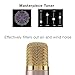 Magic Wireless Mic Portable Magic Karaoke Microphone Wireless Bluetooth Speaker Microphone Compatible with IPhone and Android Smartphones (Silver)