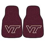 FANMATS 5421 Virginia Tech Front Car Mat - 2 Piece