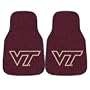 FANMATS 5421 Virginia Tech Front Car Mat - 2 Piece