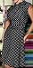 Folter Clothing BRIDGET BOMBSHELL DRESS in Black & White Polka Dots- Medium
