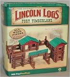 Lincoln The Original Logs-Fort Timberland With 200pc