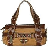 Chinese Laundry - CHINESE LAUNDRY Faux Suede Satchel Bag (TAN), 43506, TAN
