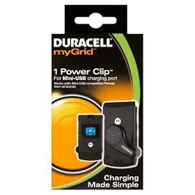 Duracell - Chargeurs - Duracell myGrid Power Clip pour port mini usb