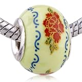 Pandora Style Charm Bead Lampwork (fits Troll Chamilia Too)
