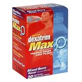 Dexatrim Max 2O, Mixed Berry Flavor, Effervescent Tablets, 20 Tablets (Pack of 2)