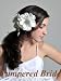 Bridal Flower Gardenia with Jewel Center Hand Crafted