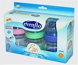 Evenflo Elan Vented Nurser 6 oz 3 pack