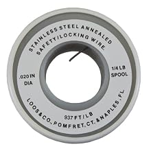 Loos Cableware SLWQ020 Stainless Steel Safety Locking Wire for 0.020" Diameter Wire Rope