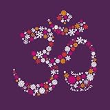 YogaBe Christmas Card Snow Ohm Yoga Card YogaBe Christmas Card Snow Ohm Yoga Card