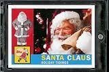 2007 Topps Santa Claus Baseball Card # 5 Santa Claus Is Born (1960 Design) / Shipped in a Protective Screw Down Display Case