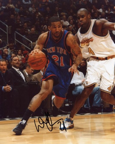 Wilson Chandler Autographed/Hand Signed New York Knicks Basketball 8x10 Photo