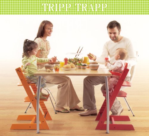 【STOKKE】トリップ トラップ チェア本体＋クッション（キッズチェアー）【ベビーセットは別売】 【ウォールナット】