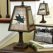 Sharks - Art Glass Table Lamp (14in)
