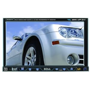 Boss BV8970 8-Inch Single Din In-Dash Widescreen Touchscreen TFT Monitor/DVD/MP3/CD Receiver
