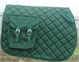 Australian Green saddle pad with pockets GREEN