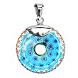 Silver Stone Pendants, Size: 33mm