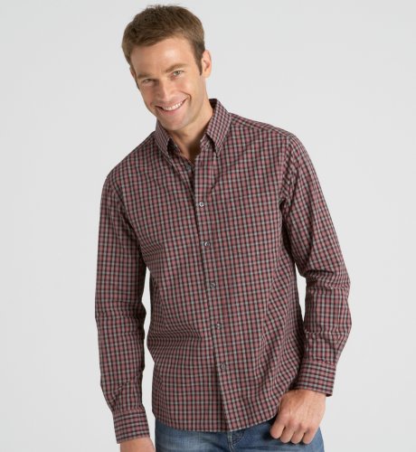 Big & Tall Blue Harbour Long Sleeve Resort Check Shirt