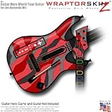 Camouflage Red Skin fits Band Hero, Guitar Hero 5 & World Tour Guitars for  ....