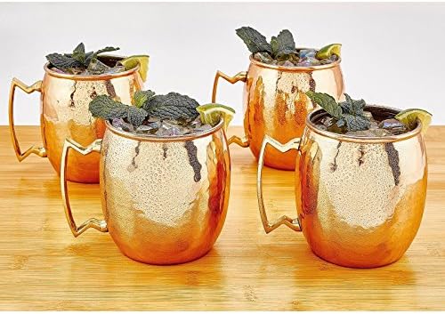 Old Dutch Hammered Copper 16-ounce Moscow Mule Mugs (Set of 4)