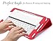 Samsung Galaxy Tab E 8.0 Case, FYY[Super Functional Series]Premium PU Leather Case Stand Cover with Card Slots, Note Holder, Elastic Strap for Samsung Galaxy Tab E 8.0 4G LTE SM-T377 Tablet Red