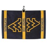 West Virginia Mountaineers 16 x 24 Woven Jacquard Golf Towel