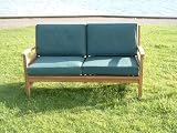 Outdoor Living : HUMBER TEAK ROMA BENCH COMPLETE WITH CUSHIONS