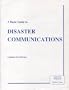 A basic guide to disaster communications