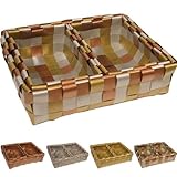 『HANDED BY トレイセット(3個組) ゴールド』収納ボックス/小物入れ/プランター