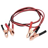 uxcell テストケーブル　テストリード　ダブルエンド　自動車のバッテリーワニ口クリップ　ジャンパ線　1.5m