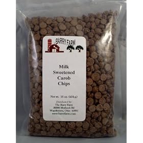 Carob Chips, Milk Sweetened