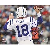 Steiner Sports NFL Peyton Manning White Jersey Throwing Vs Bills Horizontal Autographed 8-by-10-Inch Photograph