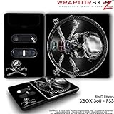 DJ Hero Skin Chrome Skulls on Black fit XBOX 360 and PS3 (DJ HERO NOT INCLUDED)