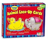 Hands-On Learning: Animal Lace-Up Cards (Scholastic Hands-On Learning)