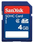 SanDisk 4GB SDHC Secure Digital Card