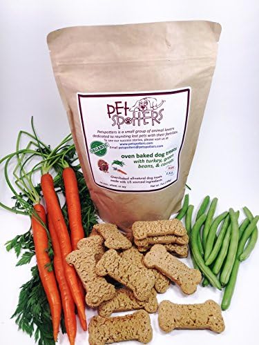 Petspotters Turkey Dog Treats - Natural & Oven baked Dog Treats - Made with USA - Dogs LOVE Turkey!