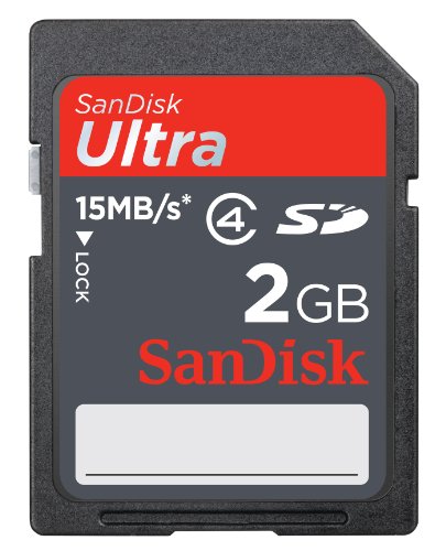 SanDisk 2GB ULTRA II SD Secure Digital Card (SDSDH-002G, bulk package)