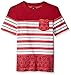 Southpole Boys Short Sleeve Marled Cut and Sewn Tee with All Over Prints