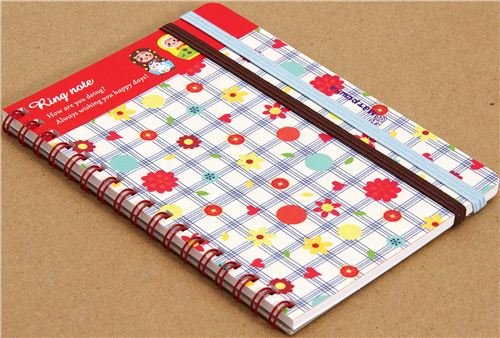 Imagen 2 de Cuaderno de Anillas de la Matrioska con flores de Japón