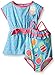 Wippette Girls' Baby Pineapple Swim and Cover Up Set