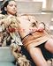 Adriana Lima SEMI NUDE autographed SEXY UPSKIRT photo