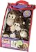 Heart & Sole-Children's Slipper Set w/Cuddly Pal-Monkey-Size Med 7-8
