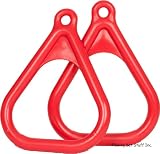 Playground Trapeze Rings, red
