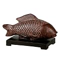 Resin Fish on Stand - Brown