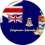 58mm Round Badge Style Fridge Magnet Cayman Islands Flag