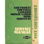 1977 Chevrolet Chevelle Camaro Monte Carlo Nova Corvette Service Manual book cover