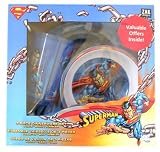 Superhero Superman Dinnerware: 3 pcs Children dinnerware